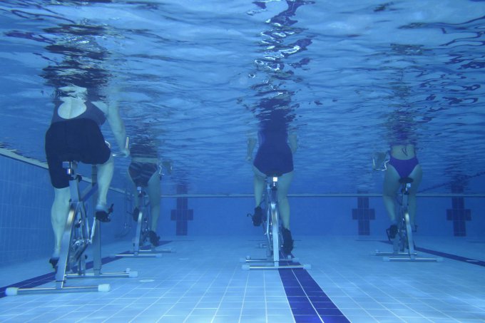 Zajęcia aquacycling